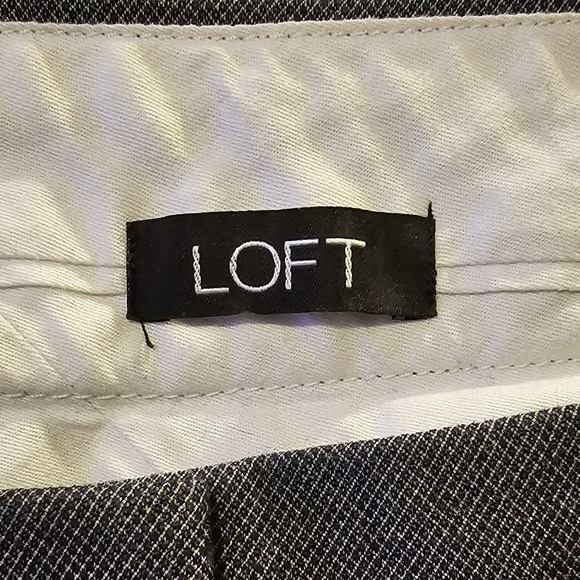 Ann Taylor Loft Classic Gray Women's Pants Julie Size 8 - Picture 4 of 5